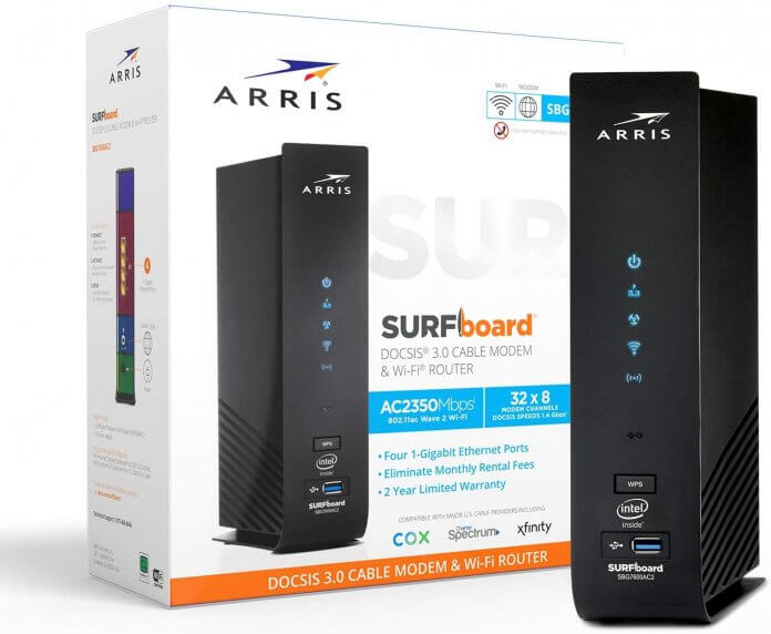 Arris Surfboard SBG7600AC2 VS Surfboard SB8200 Techprojournal