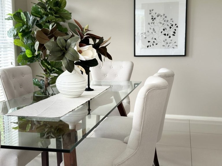 16 Small Rectangle Glass Dining Table Decor Ideas For An Inviting Dining Room Setup